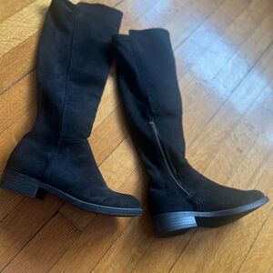 SHEIN Black Over the Knee Boots size 5.5